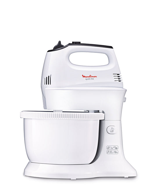 Moulinex Quick Mix Hand Mixer With Bowl - White