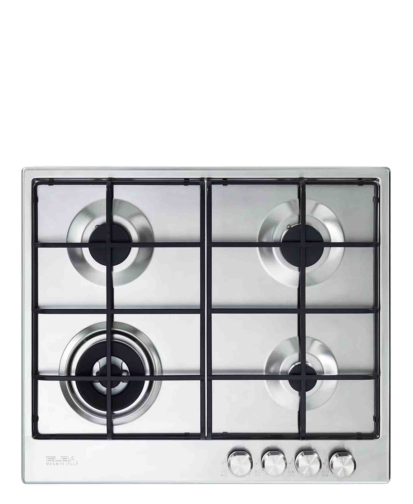 Elba 60cm Gas Hob - Silver