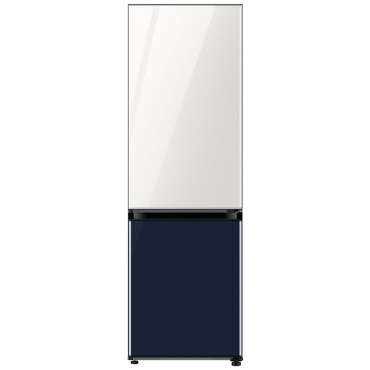 Samsung Bespoke Bottom Mount Refrigerator (Navy & White) - RB33T307329/FA