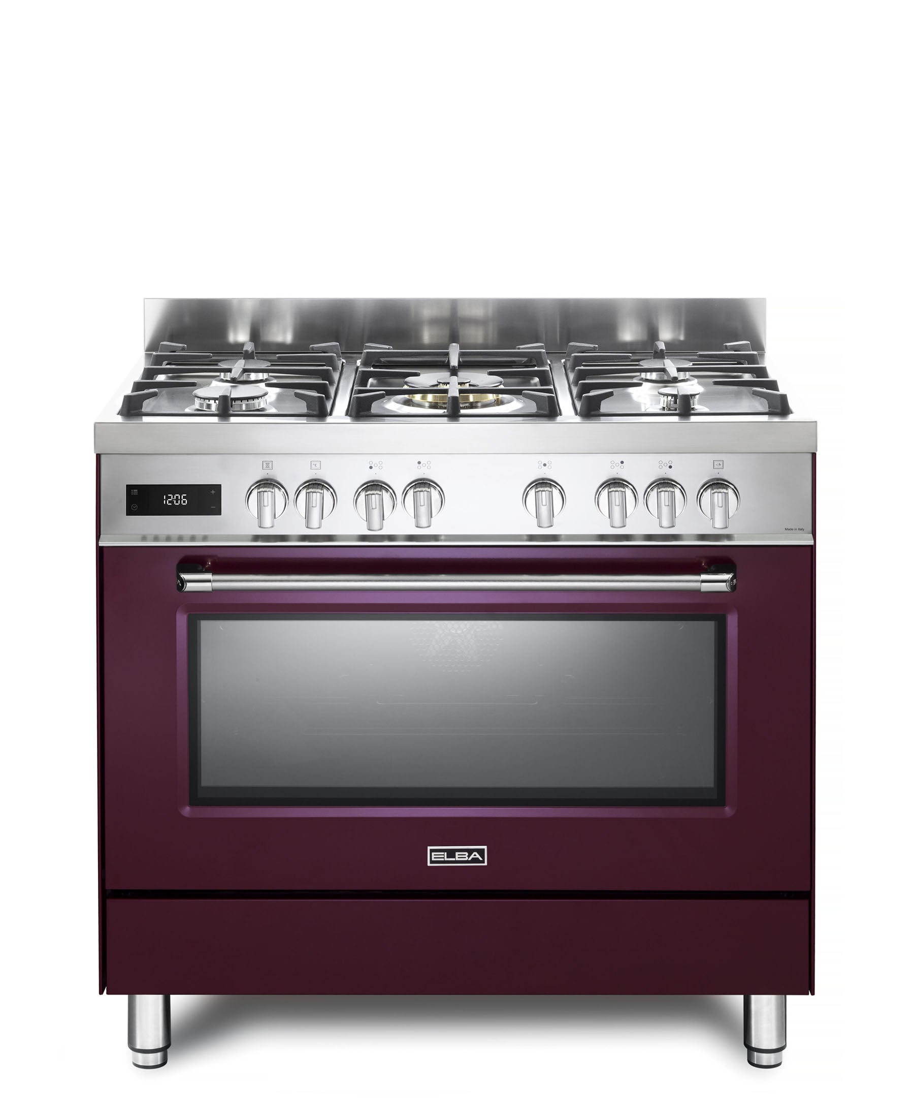 Elba red shop gas stove