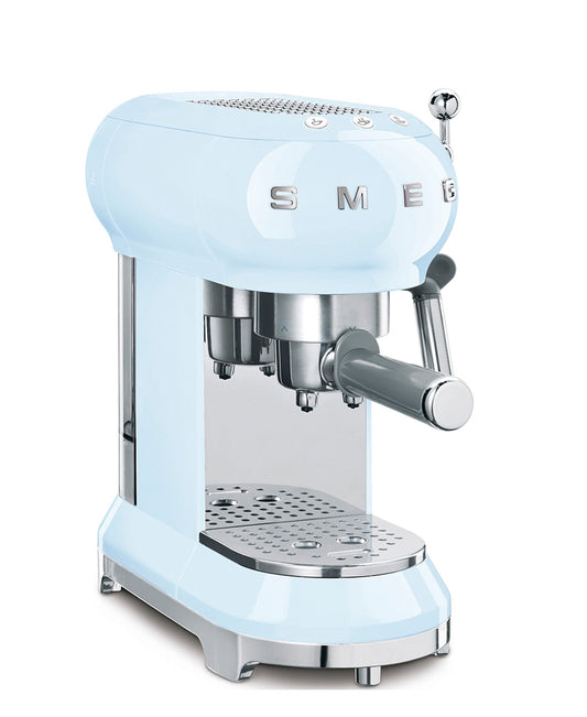 Smeg Retro Espresso Coffee Machine - Blue
