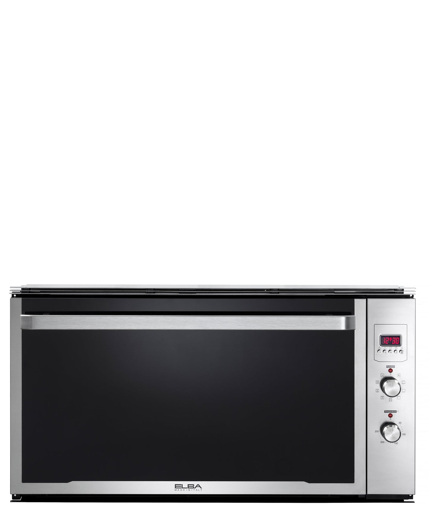 Elba Elio 90cm Multifunction Electric Oven - Silver & Black