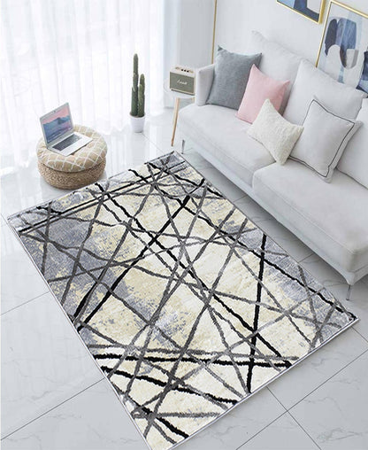 Cape Town Abstract Carpet 1600mm x 2000mm - Grey