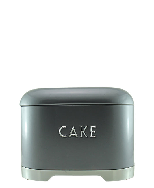 Retro Cake Tin - Silver