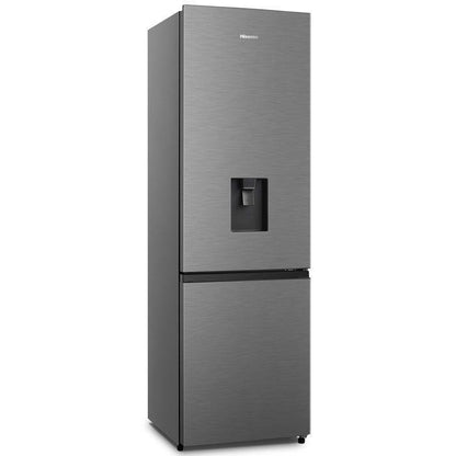 Hisense H370WD Metallic Water Dispenser Combi Fridge