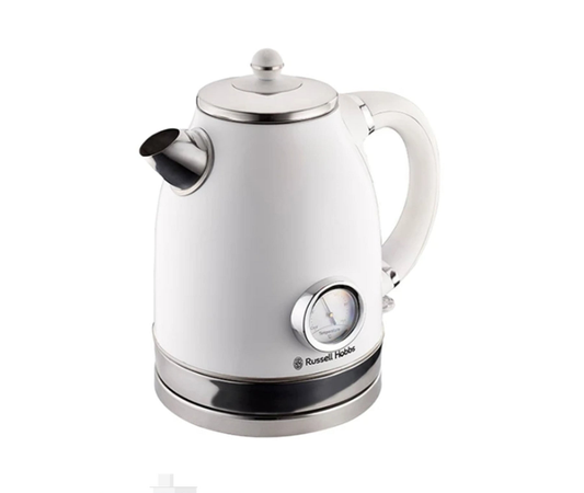 Russell Hobbs 1.7L Vintage Kettle - White