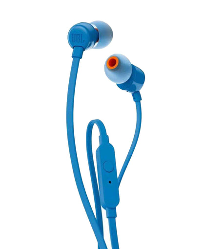 JBL TUNE 110 Wired In-Ear Headphones - Blue