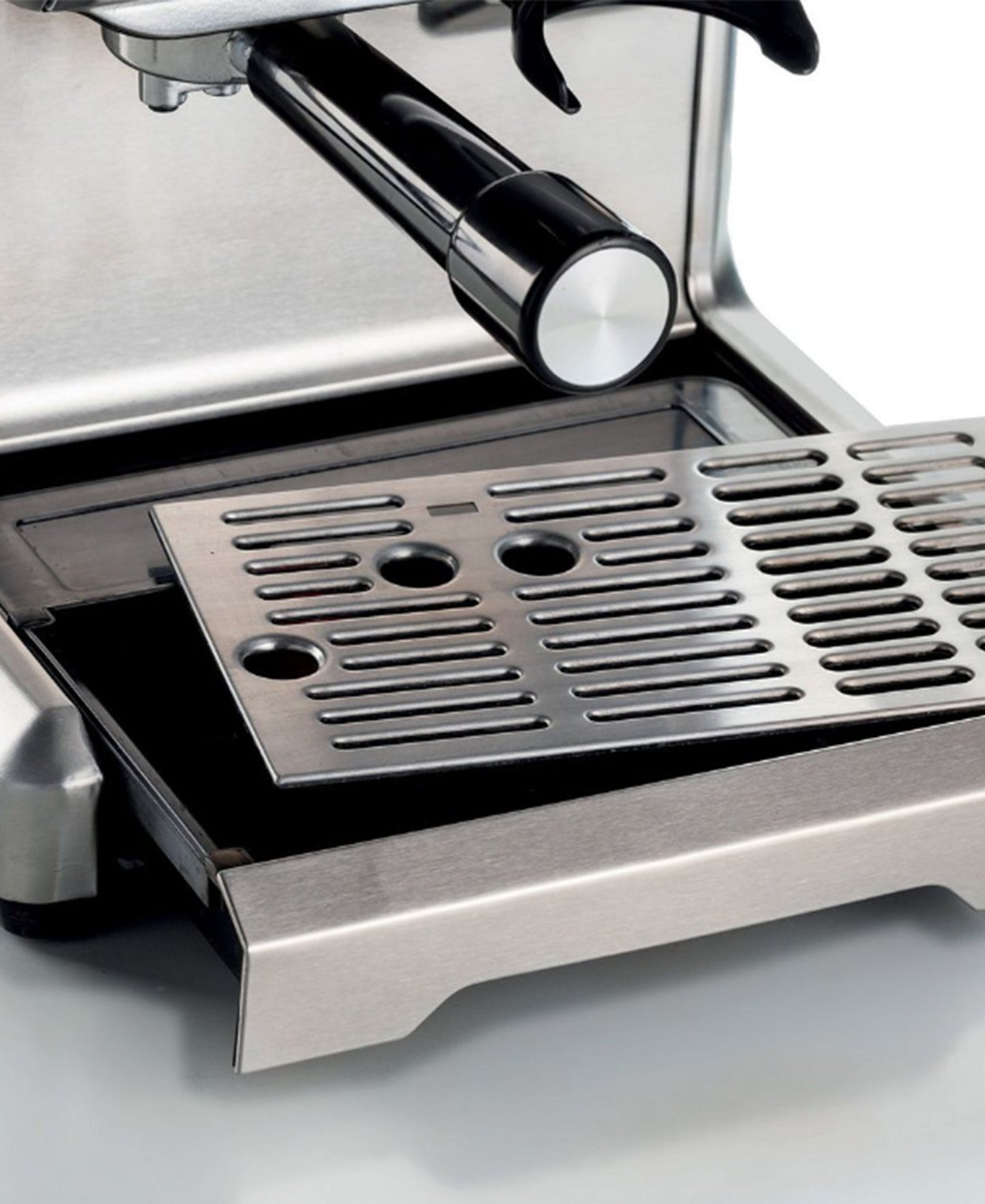 Kenwood Manual Espresso Machine with Integrated Grinder - Silver