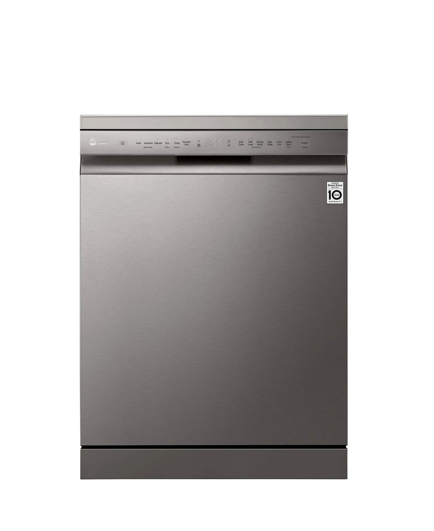 LG 14 Plate Platinum Silver QuadWash Dishwasher -Silver