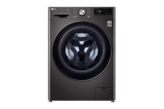 LG 8.5KG Wash / 5KG Dry Black Steel Washer Dryer Combo - F2V9GCP2E