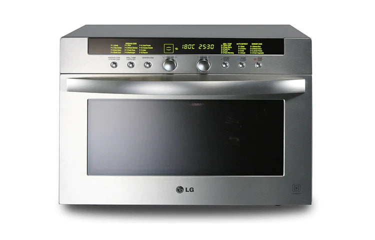 LG 38L Solardom Convection Microwave Charcoal Lightning - Silver