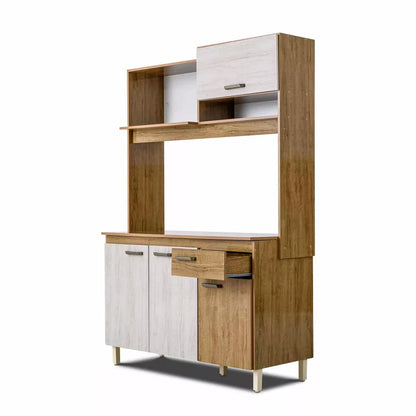 Yasmin Kitchen Dresser Set Nogueira/Nature