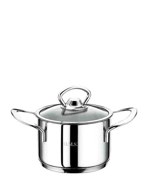 OMS Mini 14cm Stainless Steel Casserole - Silver