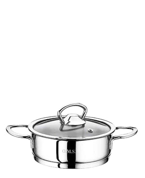 OMS Mini 12cm Stainless Steel Casserole - Silver