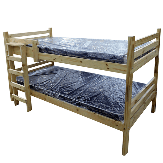 Pine Bunk Square Legs Excluding Mattresses