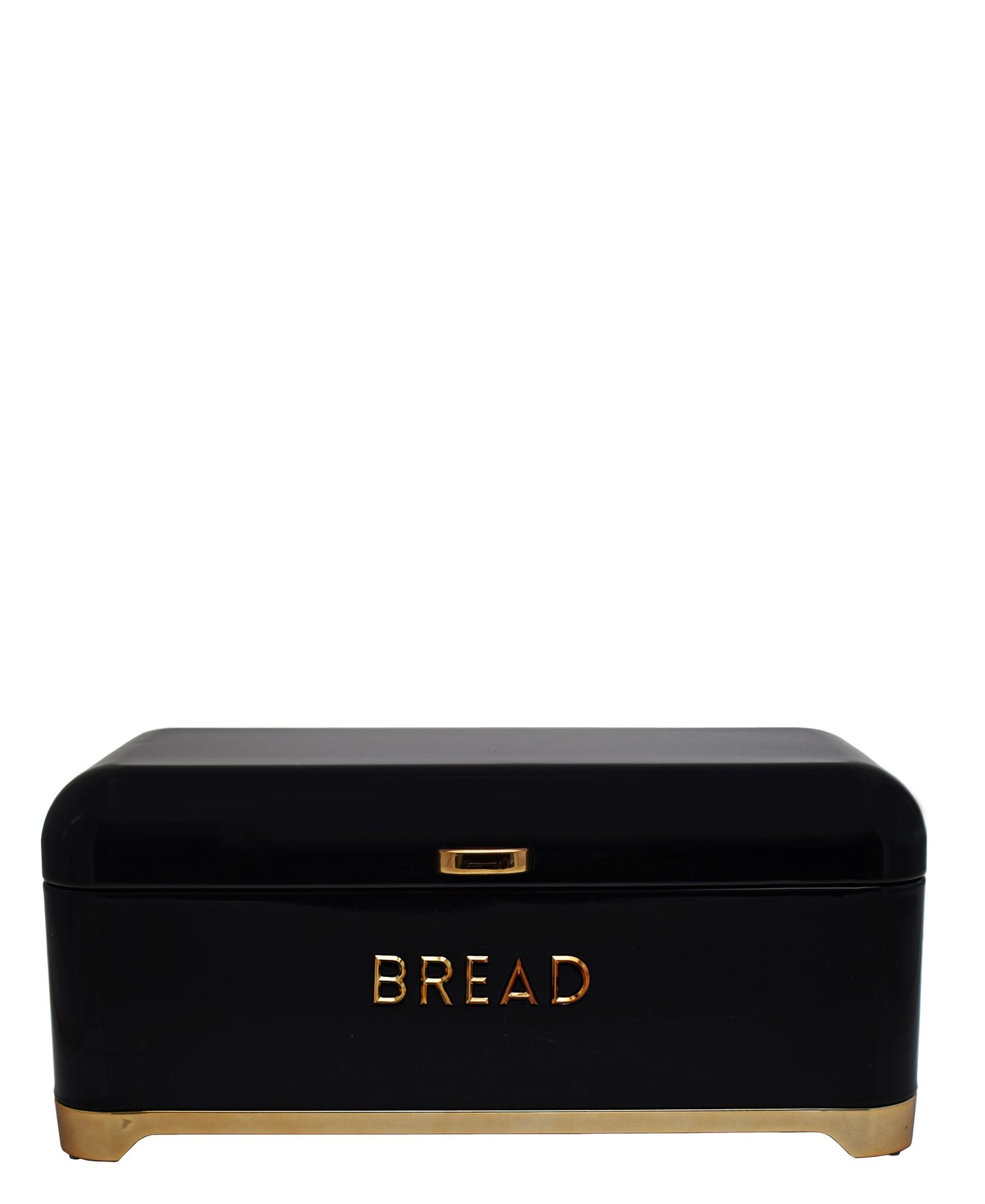 Retro Bread Tin - Black & Rose Gold
