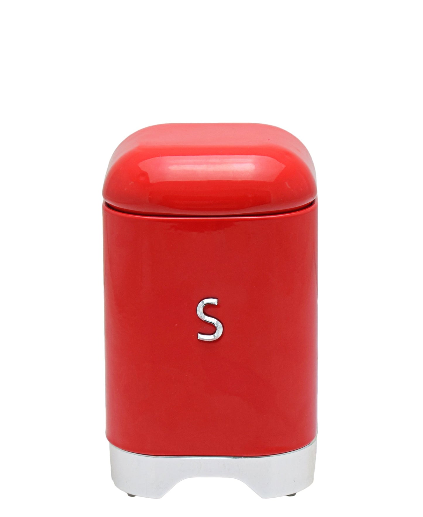 Retro Sugar Tin - Red