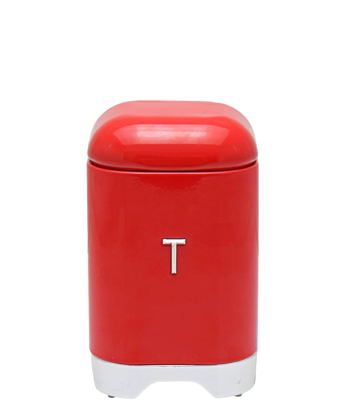 Retro Tea Tin - Red