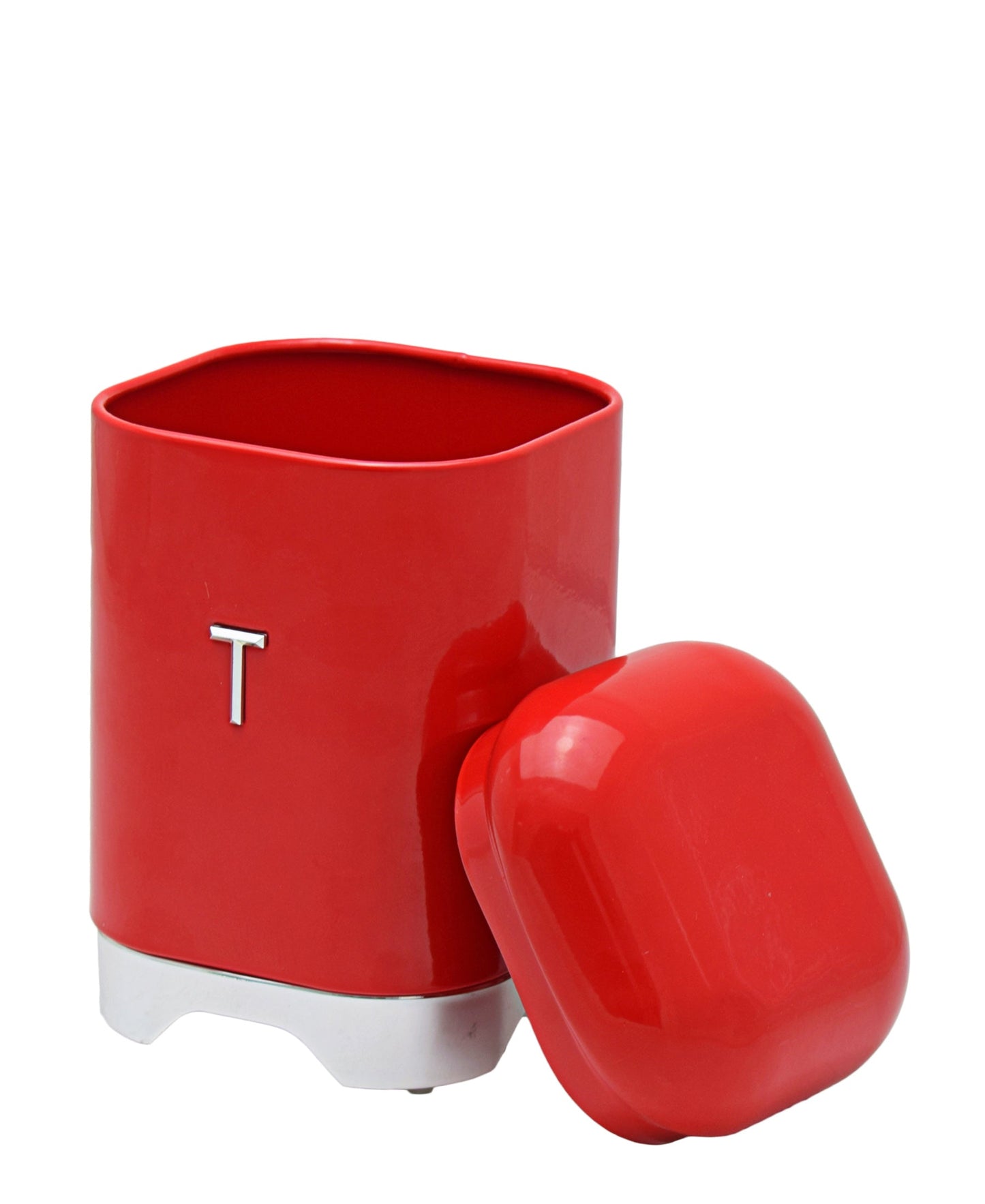 Retro Tea Tin - Red