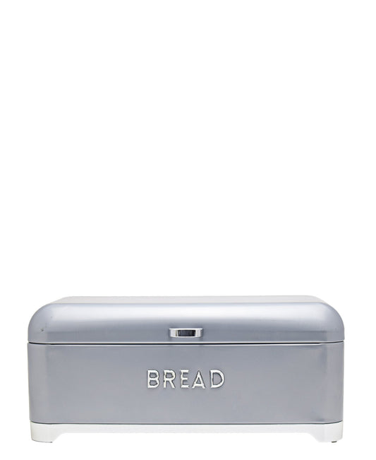 Retro Bread Tin - Silver