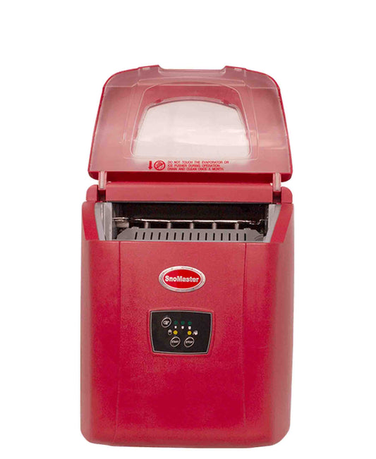 SnoMaster 12kg Counter-Top Ice Maker - Red