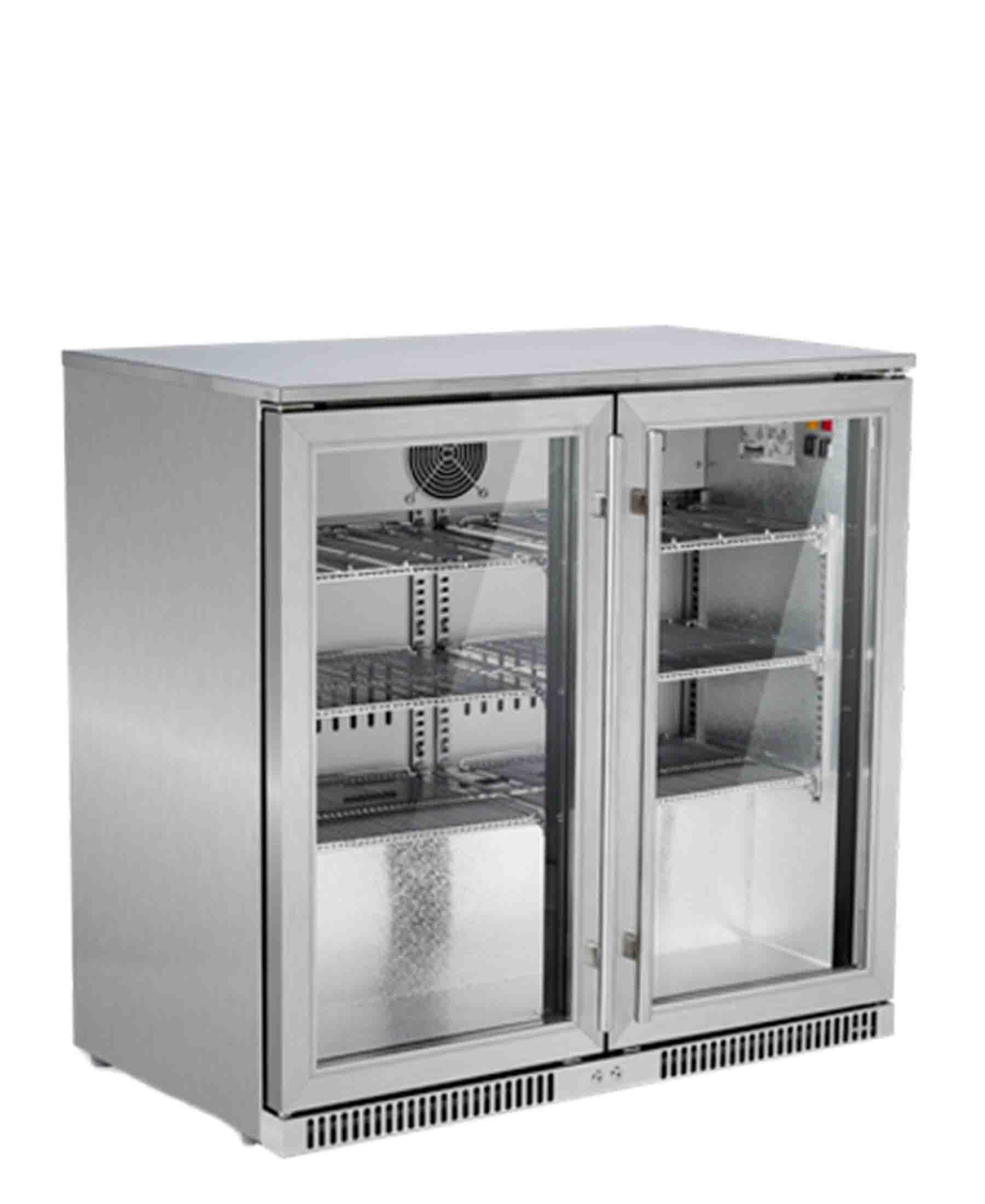 SnoMaster 200L Under Counter Beverage Cooler Silver Bawas Furnishers