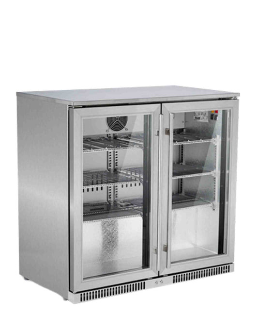 SnoMaster 200L Under Counter Beverage Cooler - Silver