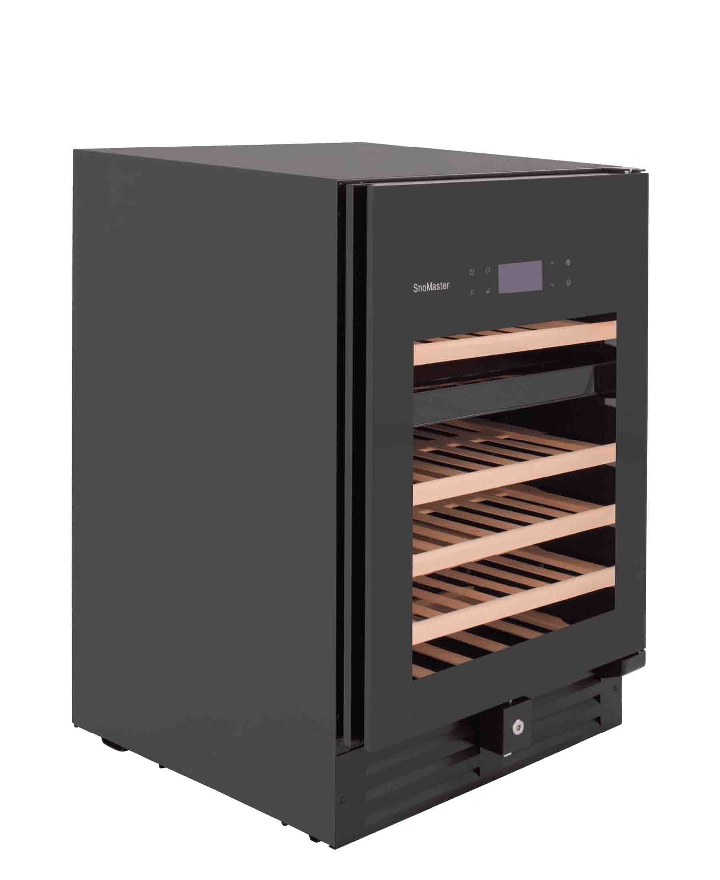 SnoMaster 46 Bottle Dual Zone Beverage Cooler - Black