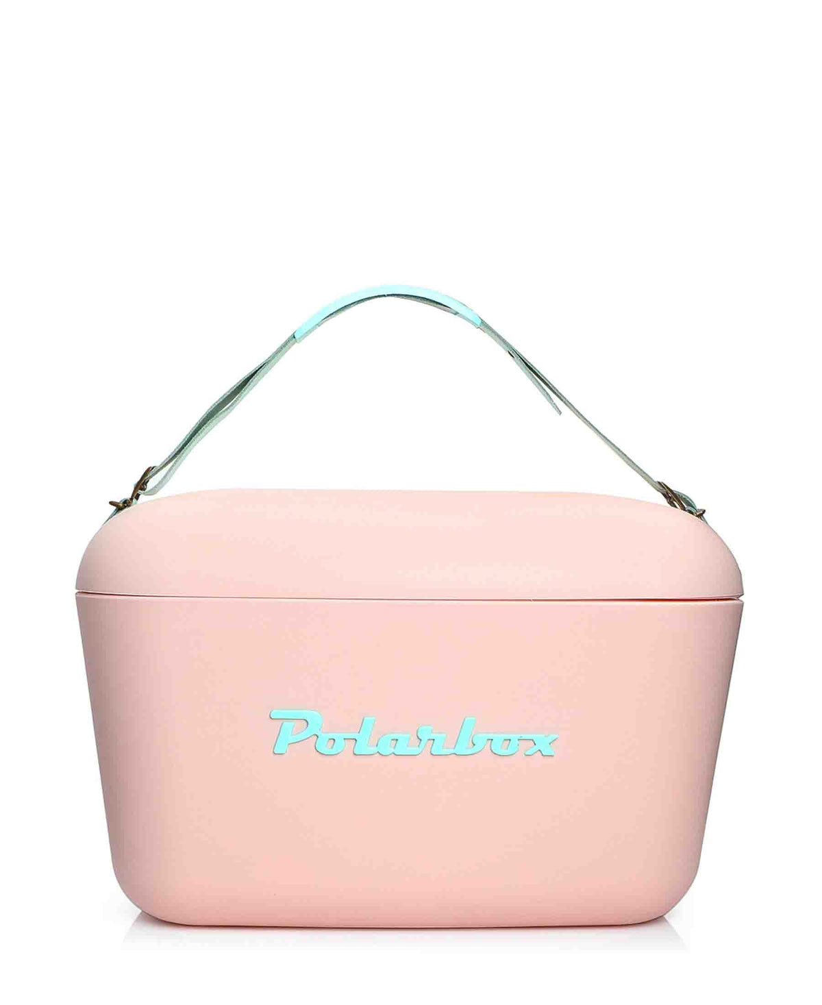 Glacière Rétro Polarbox 20 L Vintage Rose Sorbet – Glacière Camping Pique-Nique Plage – Isolation Jusqu’à 24h – Poignée Cuir Réglable