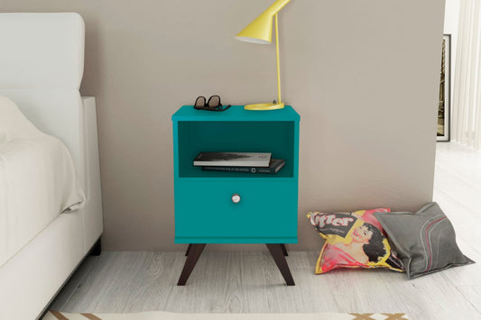 Urban Decor Exotic Designs Night Stand - Teal