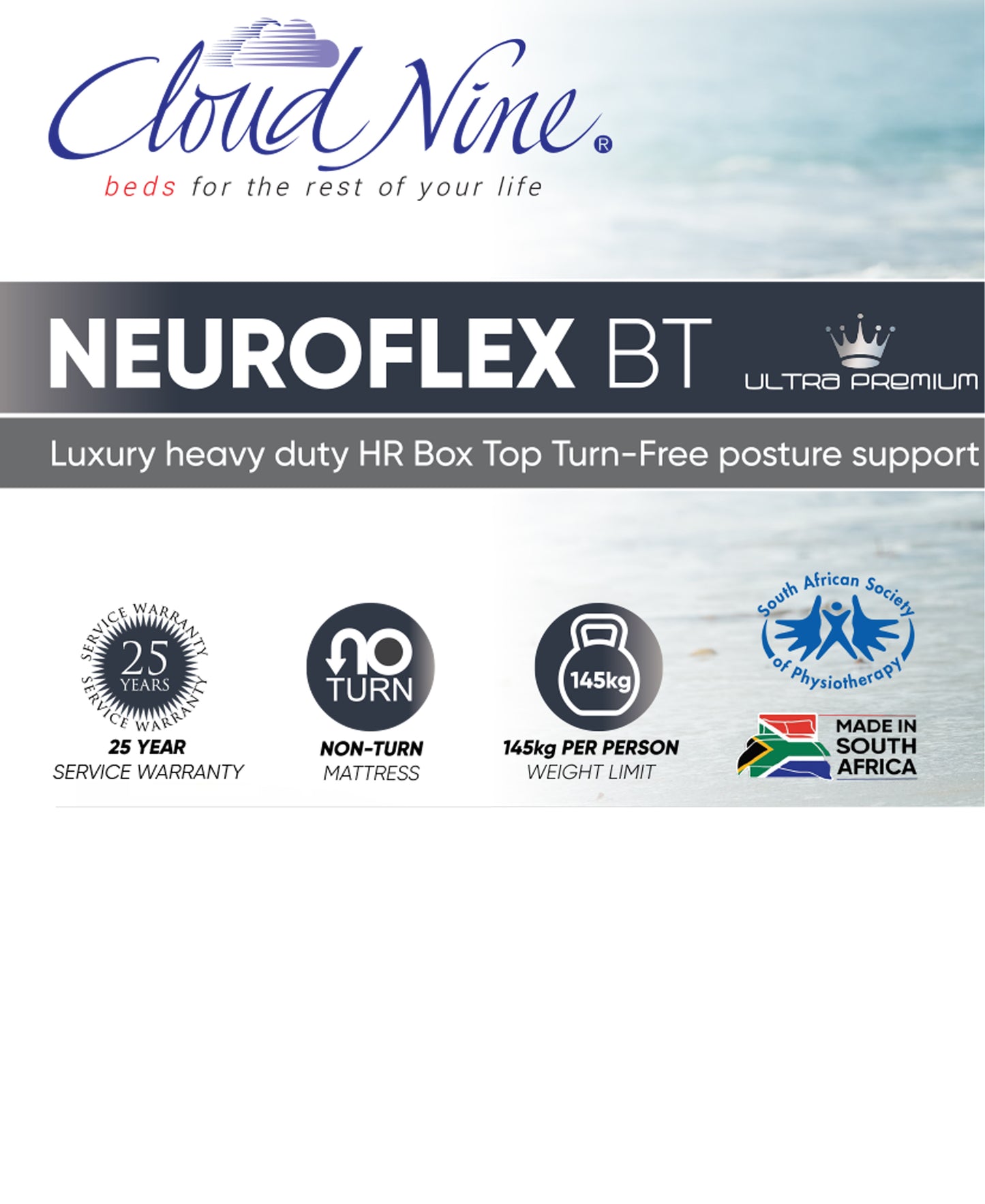 Cloud Nine Neuroflex BT Mattress