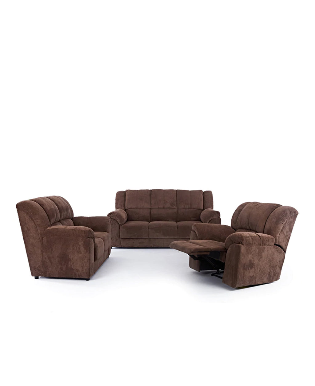 Gomma Gomma Bella 3 Piece Lounge Suite - Brown