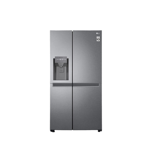 LG 610Lt Platinum Silver Side by Side refrigerator - GC-L257JLYL