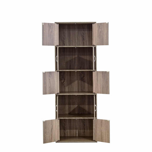 10 Door Cabinet – Grey Oak