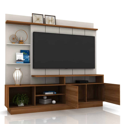 Home Theater  Wall Unit Vivaz - Matte/Off-White