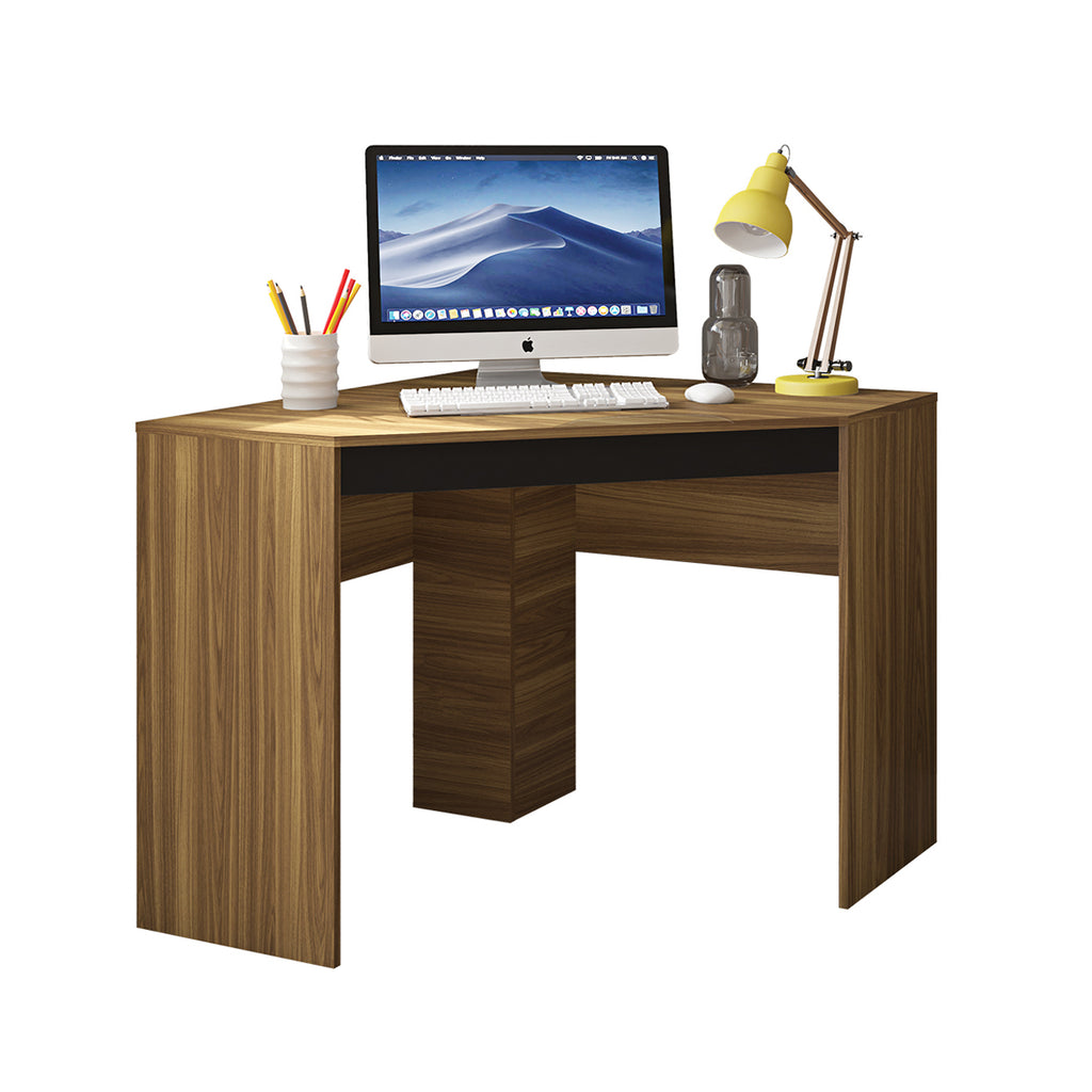 Recta Corner Desk – Black TX – Lamina Mel