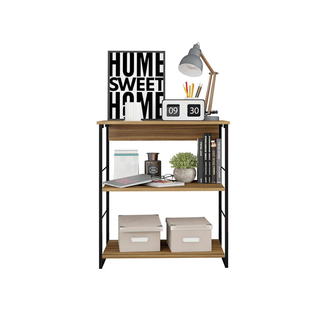 Bookshelf – Black TX – Lamina Mel