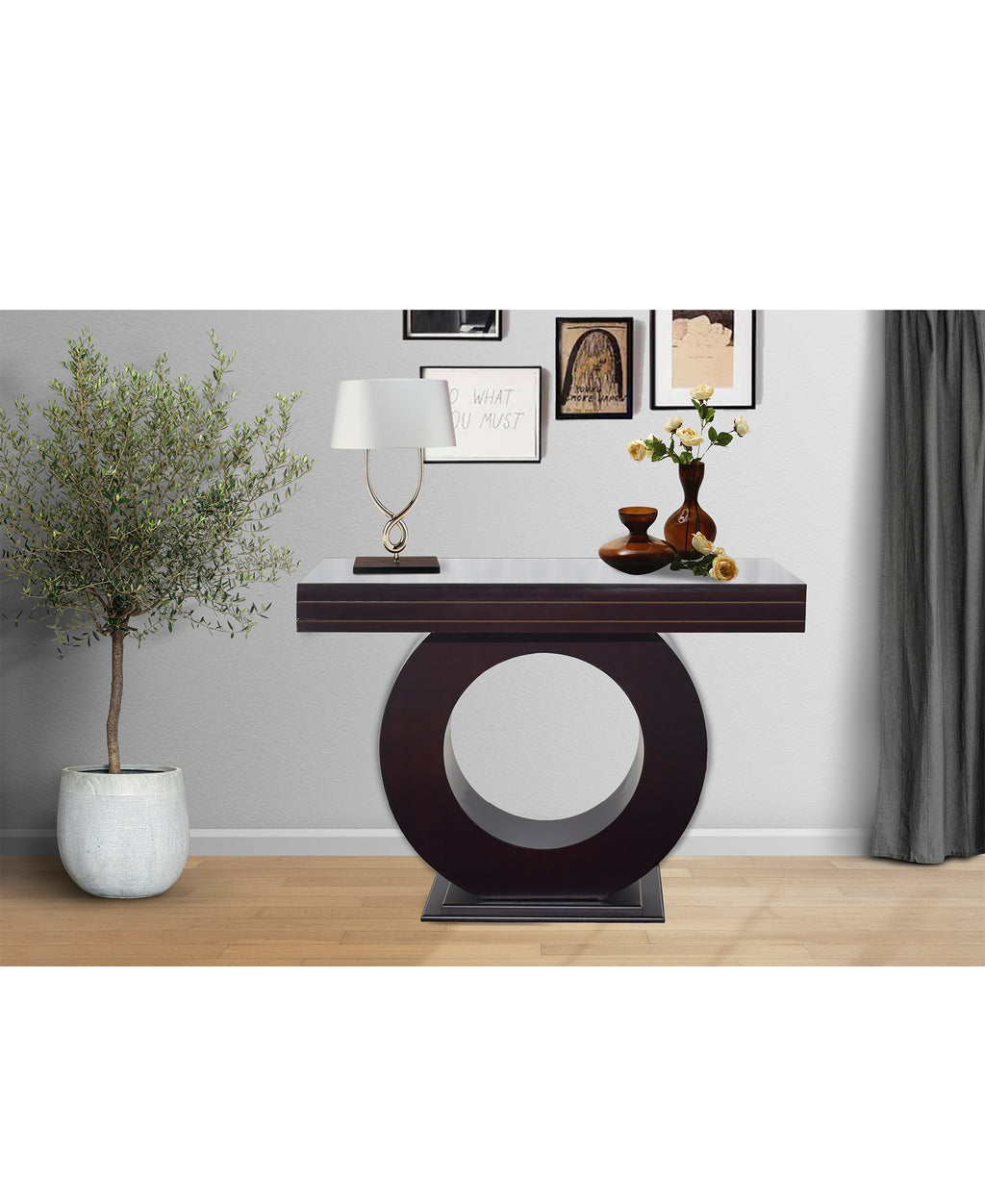 Urban Decor Rodeo Server Table  Black