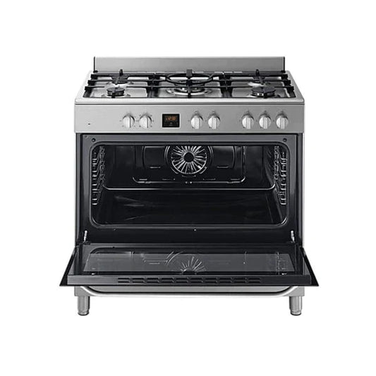 SAMSUNG 95L 90 CM 5 GAS BURNER COOKER - STAINLESS STEEL NY90T5010SS