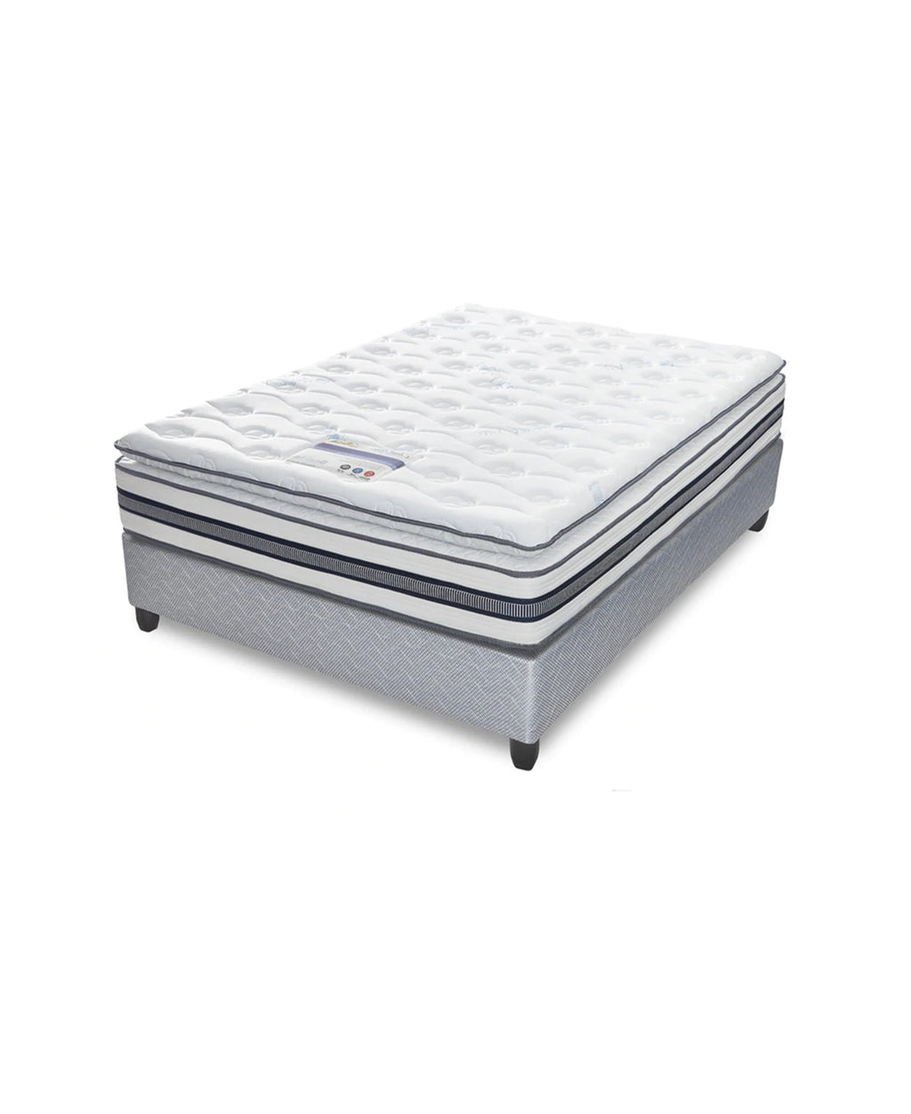 Cloud Nine Blue Eclipse NT PT Queen Mattress & MJ Base