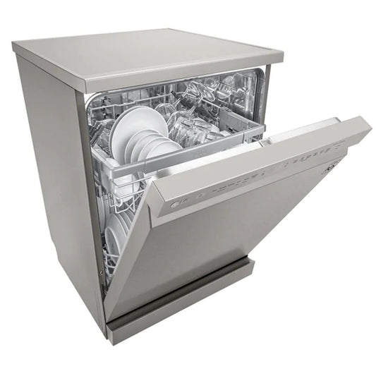 LG 14 Plate Platinum Silver QuadWash Dishwasher - DFB512FP