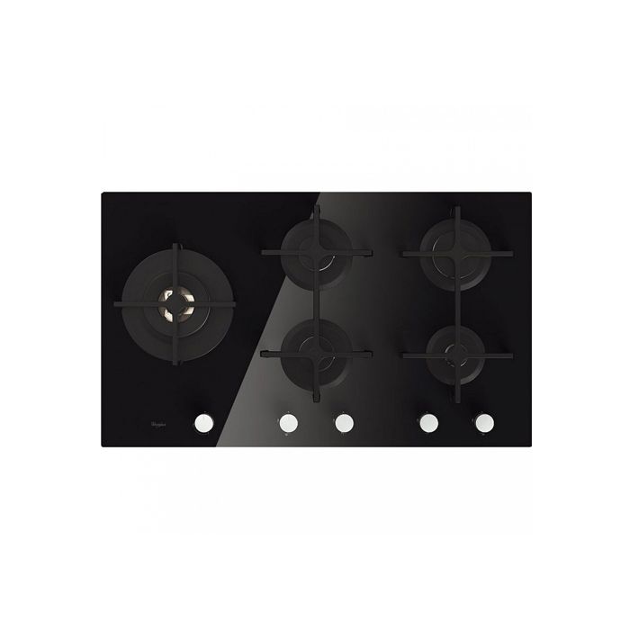 Whirlpool 90cm Black Gas Hob - GOA9523NB